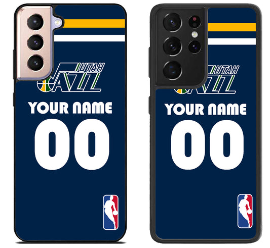 Custom Personalized Utah Jazz NBA Samsung Galaxy S21 | S21 FE | S21+ | S21 Ultra Case