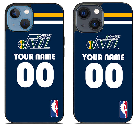 Custom Personalized Utah Jazz NBA iPhone 15 | iPhone 15 Plus Case