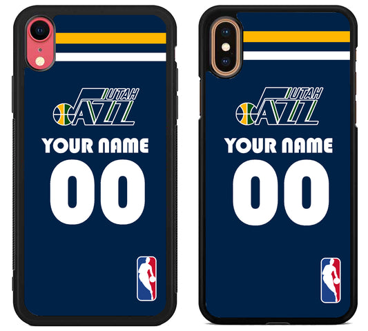 Custom Personalized Utah Jazz NBA iPhone X | Xs | Xr | Xs Max Case