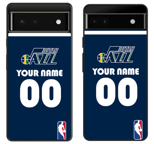 Custom Personalized Utah Jazz NBA Google Pixel 6 | 6A | 6 Pro Case