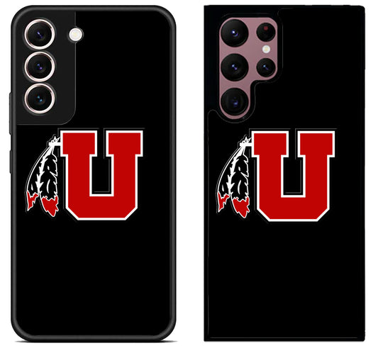 Utah Utes Black Samsung Galaxy S22 | S22+ | S22 Ultra Case