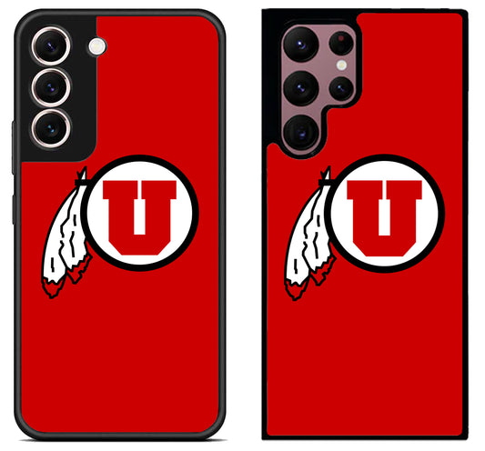 Utah Utes Logo Red Samsung Galaxy S22 | S22+ | S22 Ultra Case