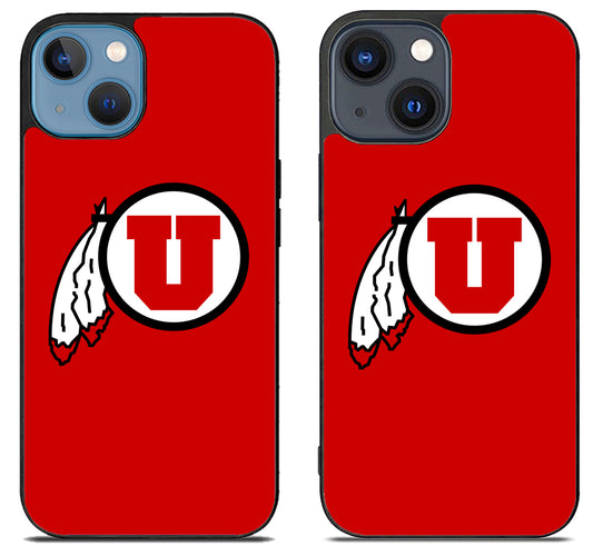 Utah Utes Logo Red iPhone 15 | iPhone 15 Plus Case