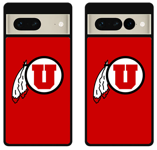 Utah Utes Logo Red Google Pixel 7 | 7 Pro Case