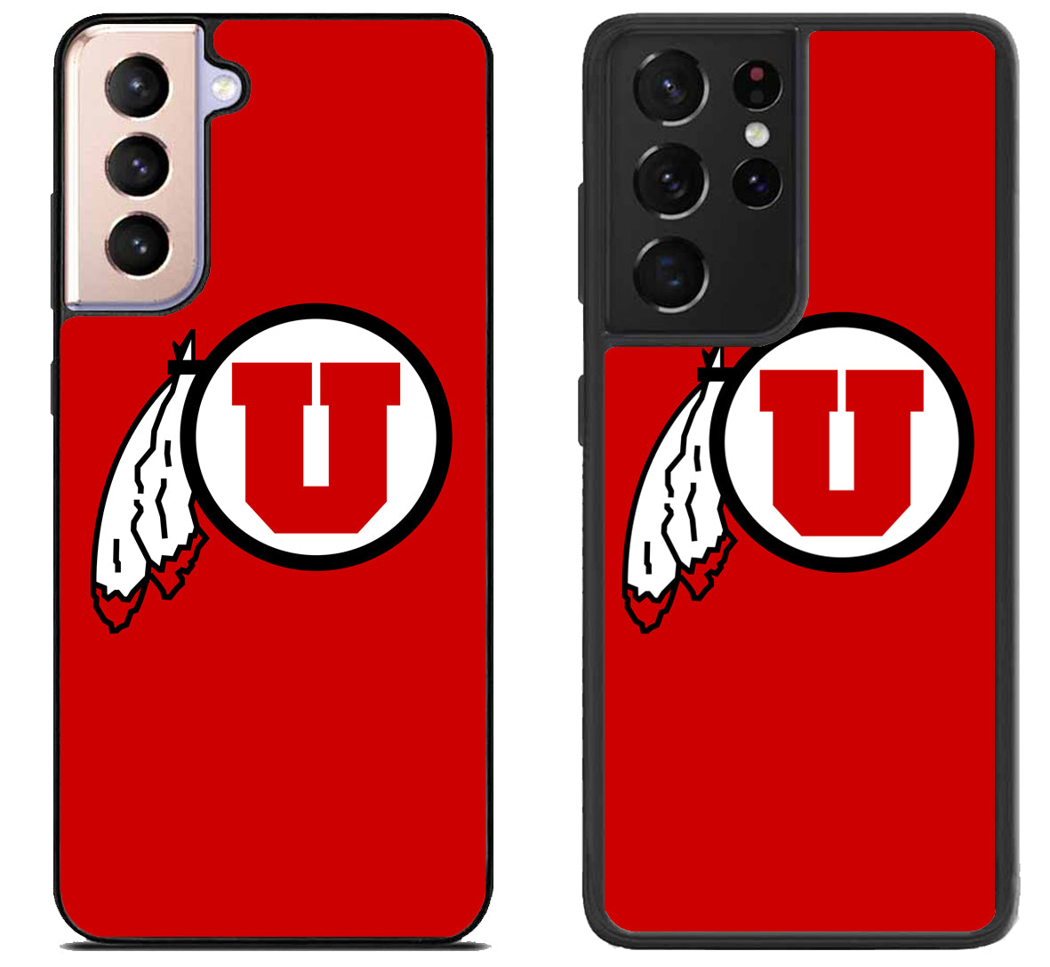 Utah Utes Logo Red Samsung Galaxy S21 | S21 FE | S21+ | S21 Ultra Case