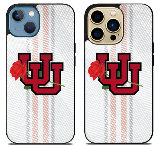 Utah Utes Rose iPhone 14 | 14 Plus | 14 Pro | 14 Pro Max Case