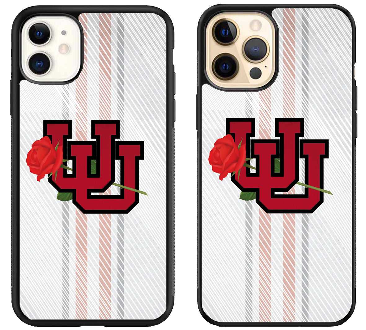 Utah Utes Rose iPhone 12 | 12 Mini | 12 Pro | 12 Pro Max Case