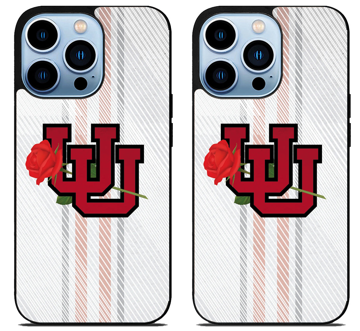 Utah Utes Rose iPhone 15 Pro | iPhone 15 Pro Max Case