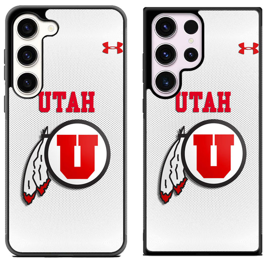 Utah Utes White Samsung Galaxy S23 | S23+ | S23 Ultra Case