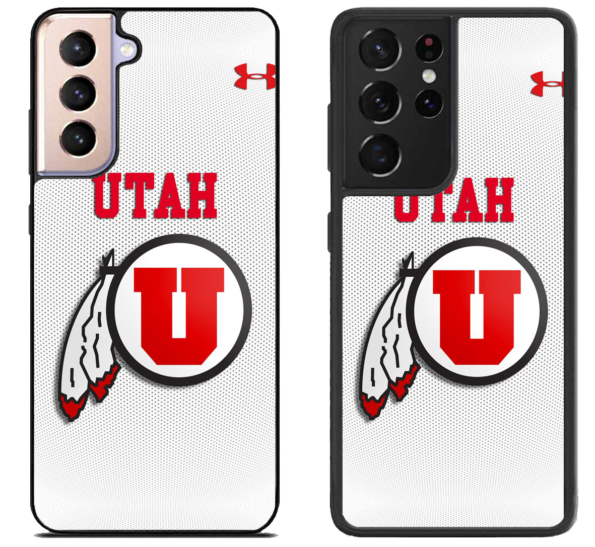 Utah Utes White Samsung Galaxy S21 | S21 FE | S21+ | S21 Ultra Case