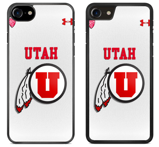 Utah Utes White iPhone SE 2020 | iPhone SE 2022 Case