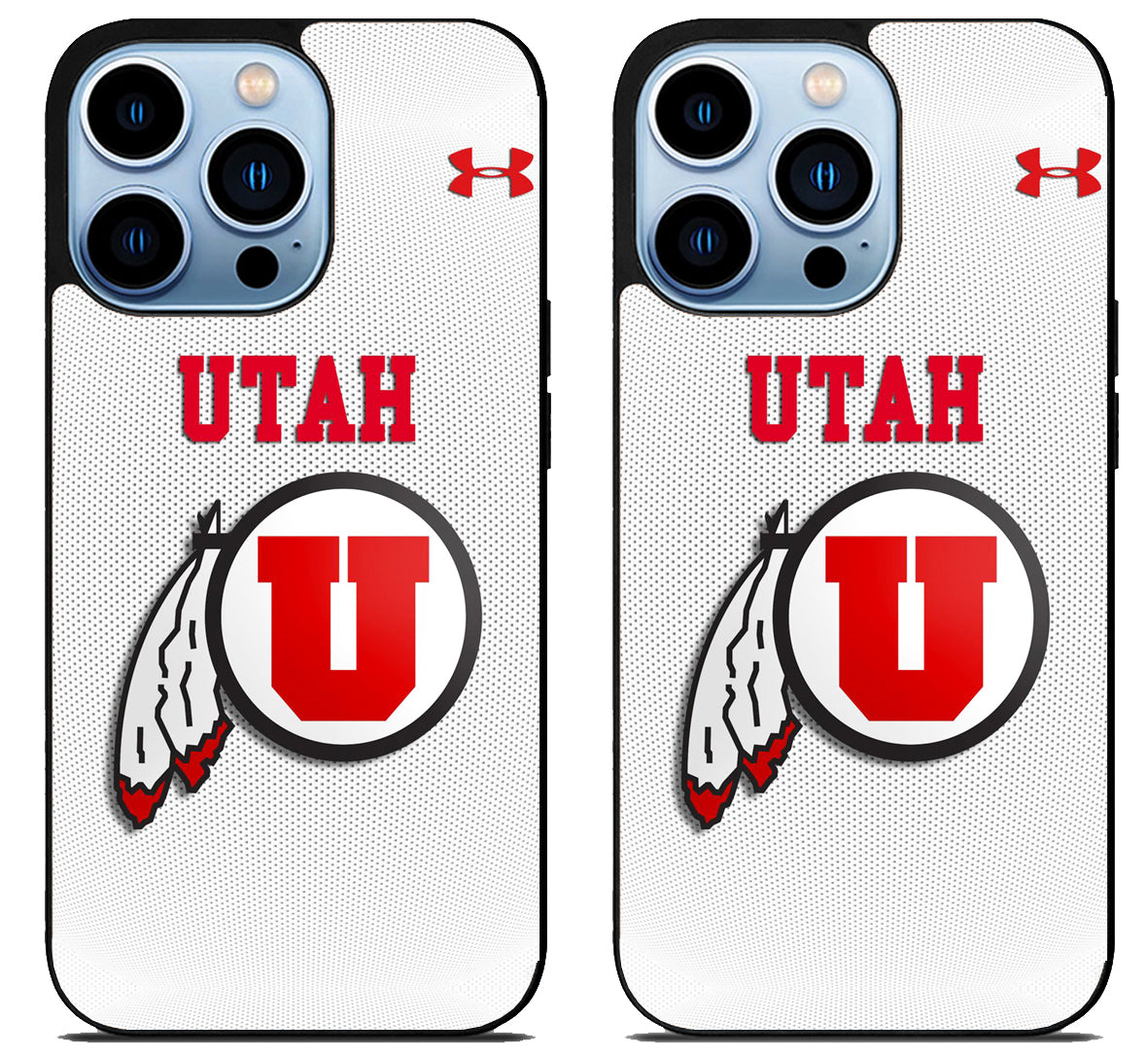 Utah Utes White iPhone 15 Pro | iPhone 15 Pro Max Case