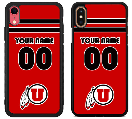 Custom Personalized Utah Utes iPhone X | Xs | Xr | Xs Max Case