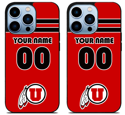 Custom Personalized Utah Utes iPhone 15 Pro | iPhone 15 Pro Max Case