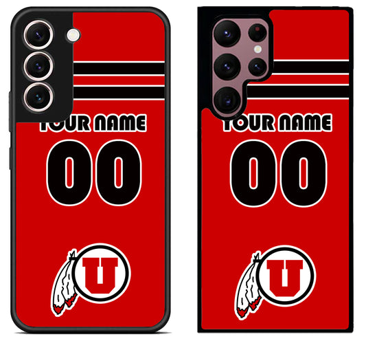 Custom Personalized Utah Utes Samsung Galaxy S22 | S22+ | S22 Ultra Case