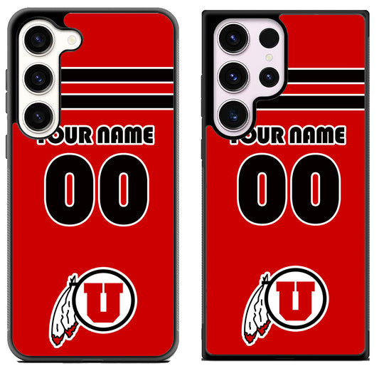 Custom Personalized Utah Utes Samsung Galaxy S23 | S23+ | S23 Ultra Case