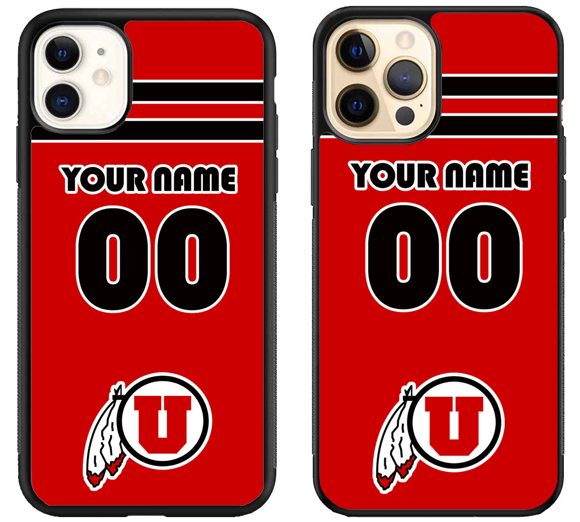 Custom Personalized Utah Utes iPhone 12 | 12 Mini | 12 Pro | 12 Pro Max Case