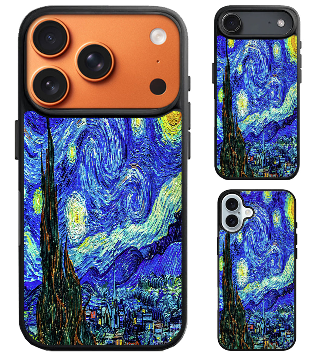 Van Gogh Starry Night iPhone Air | iPhone 17 | 17 Pro | 17 Pro Max Case