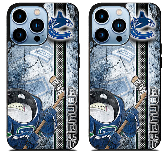 Vancouver Canucks Background iPhone 15 Pro | iPhone 15 Pro Max Case