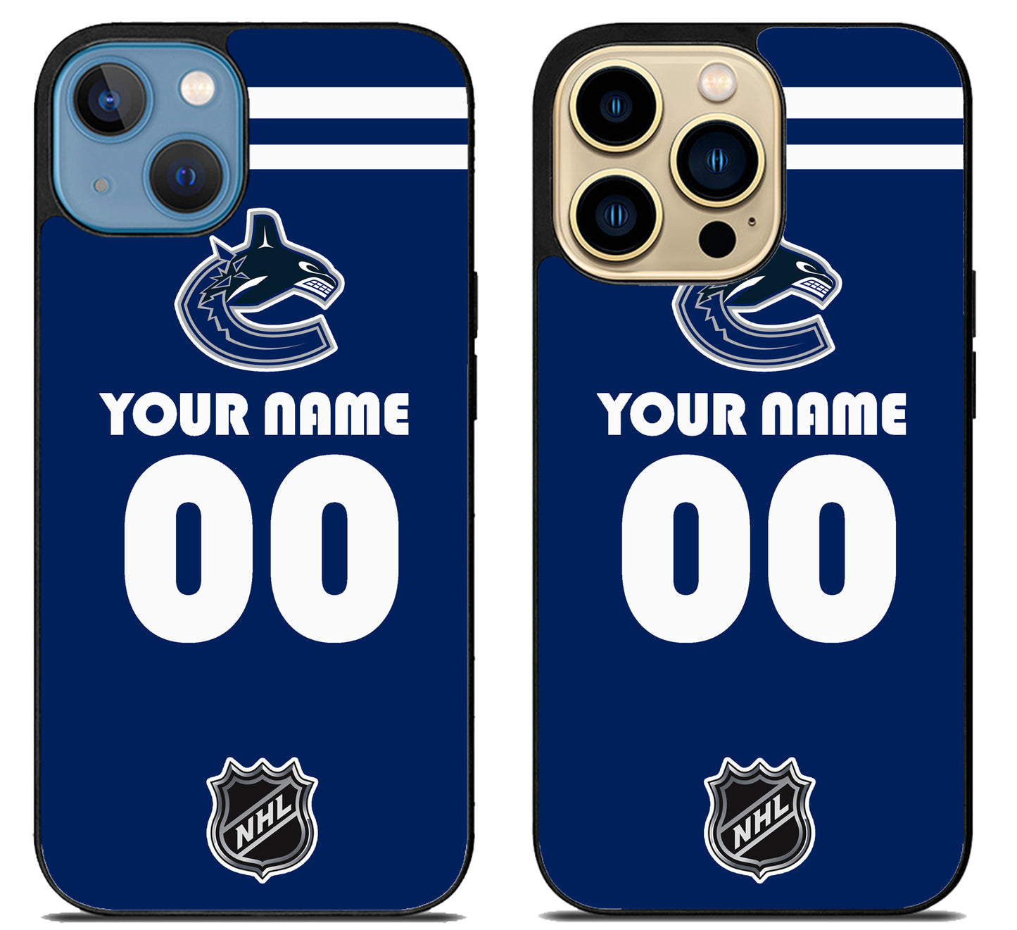 Custom Personalized Vancouver Canucks NHL iPhone 14 | 14 Plus | 14 Pro | 14 Pro Max Case