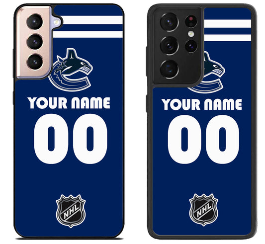 Custom Personalized Vancouver Canucks NHL Samsung Galaxy S21 | S21 FE | S21+ | S21 Ultra Case