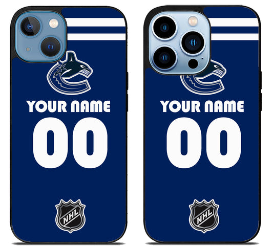 Custom Personalized Vancouver Canucks NHL iPhone 13 | 13 Mini | 13 Pro | 13 Pro Max Case