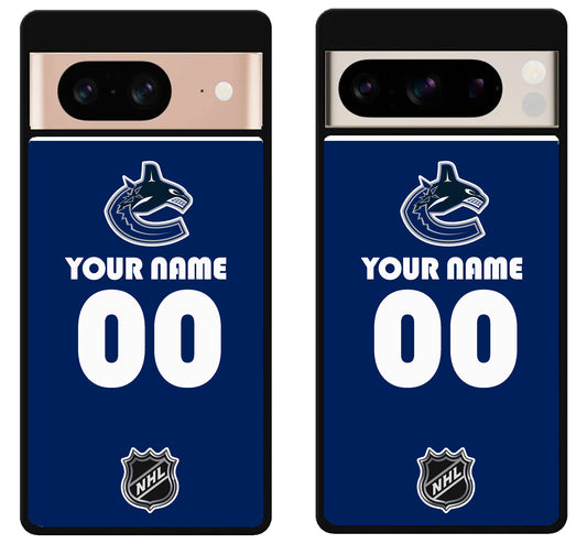 Custom Personalized Vancouver Canucks NHL Google Pixel 8 | 8 Pro Case