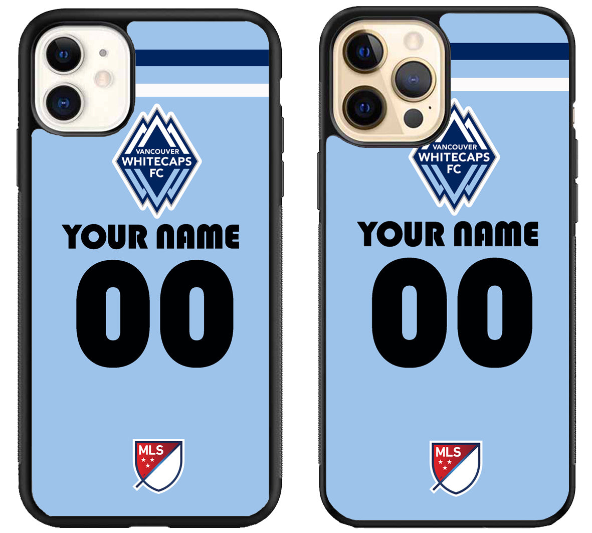 Custom Personalized Vancouver Whitecaps FC MLS iPhone 12 | 12 Mini | 12 Pro | 12 Pro Max Case