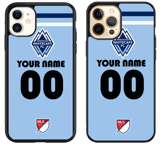 Custom Personalized Vancouver Whitecaps FC MLS iPhone 12 | 12 Mini | 12 Pro | 12 Pro Max Case
