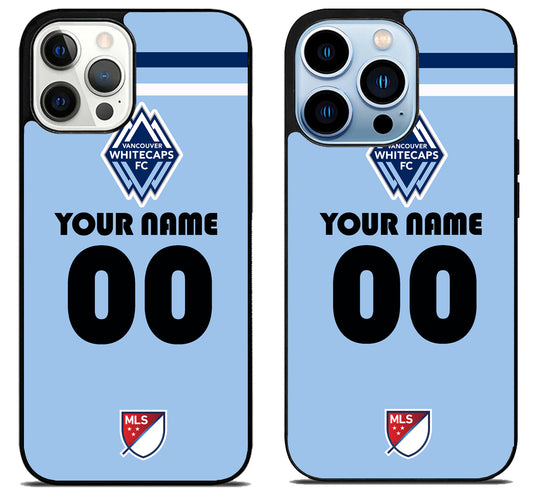 Custom Personalized Vancouver Whitecaps FC MLS iPhone 15 Pro | iPhone 15 Pro Max Case