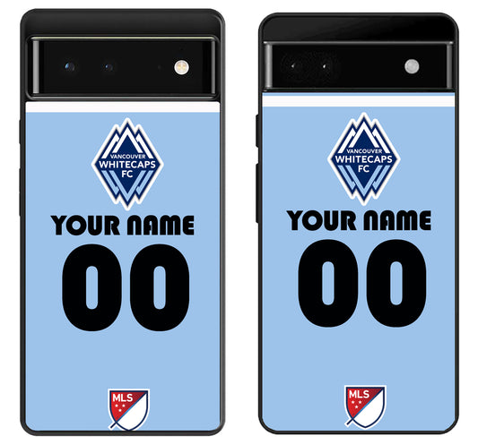 Custom Personalized Vancouver Whitecaps FC MLS Google Pixel 6 | 6A | 6 Pro Case