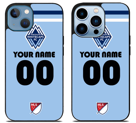 Custom Personalized Vancouver Whitecaps FC MLS iPhone 13 | 13 Mini | 13 Pro | 13 Pro Max Case