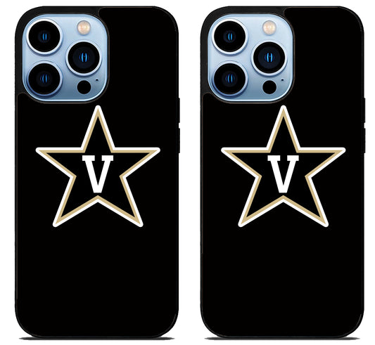 Vanderbilt Commodores Black iPhone 15 Pro | iPhone 15 Pro Max Case