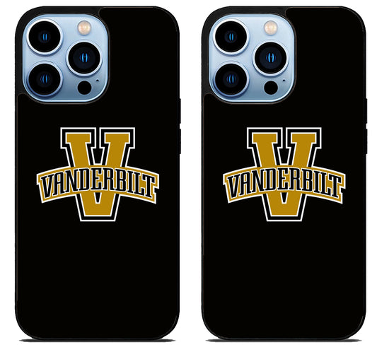 Vanderbilt Commodores Black iPhone 15 Pro | iPhone 15 Pro Max Case