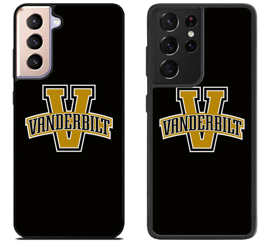Vanderbilt Commodores Black Samsung Galaxy S21 | S21 FE | S21+ | S21 Ultra Case