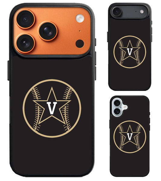 Vanderbilt Commodores Football iPhone Air | iPhone 17 | 17 Pro | 17 Pro Max Case