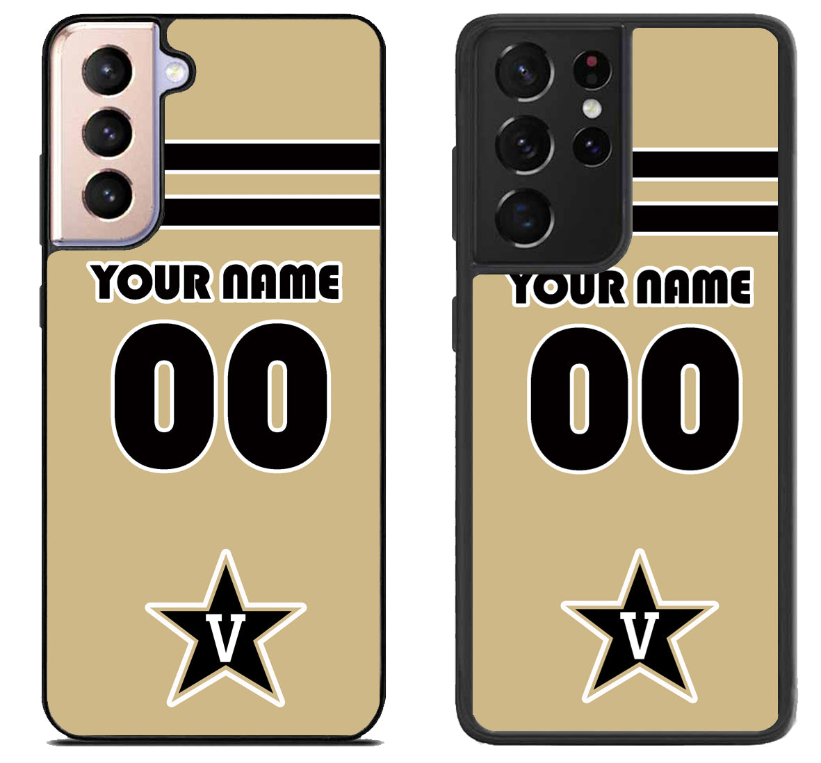Custom Personalized Vanderbilt Commodores Samsung Galaxy S21 | S21 FE | S21+ | S21 Ultra Case