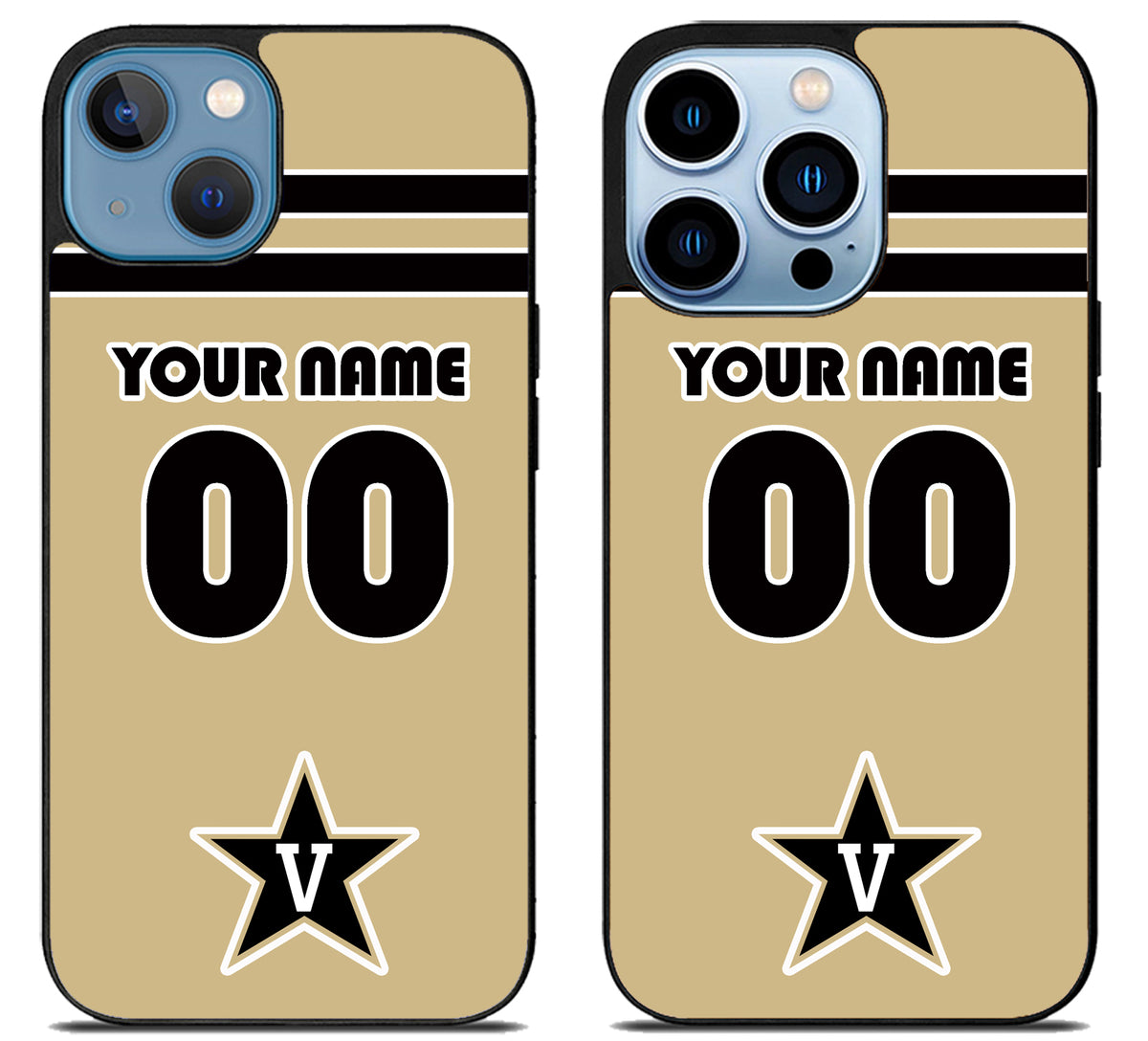 Custom Personalized Vanderbilt Commodores iPhone 13 | 13 Mini | 13 Pro | 13 Pro Max Case