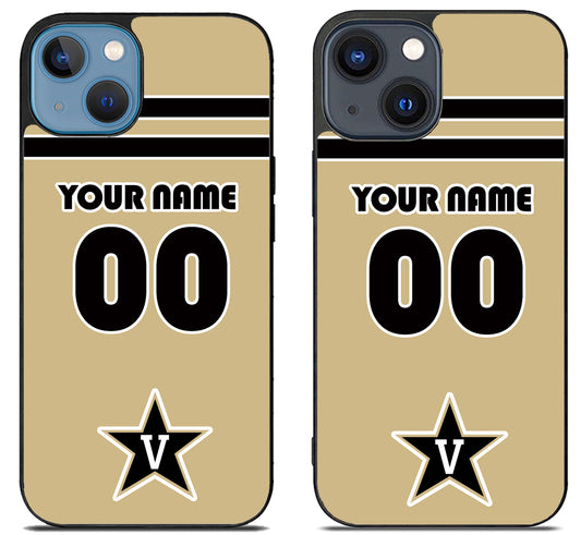 Custom Personalized Vanderbilt Commodores iPhone 15 | iPhone 15 Plus Case