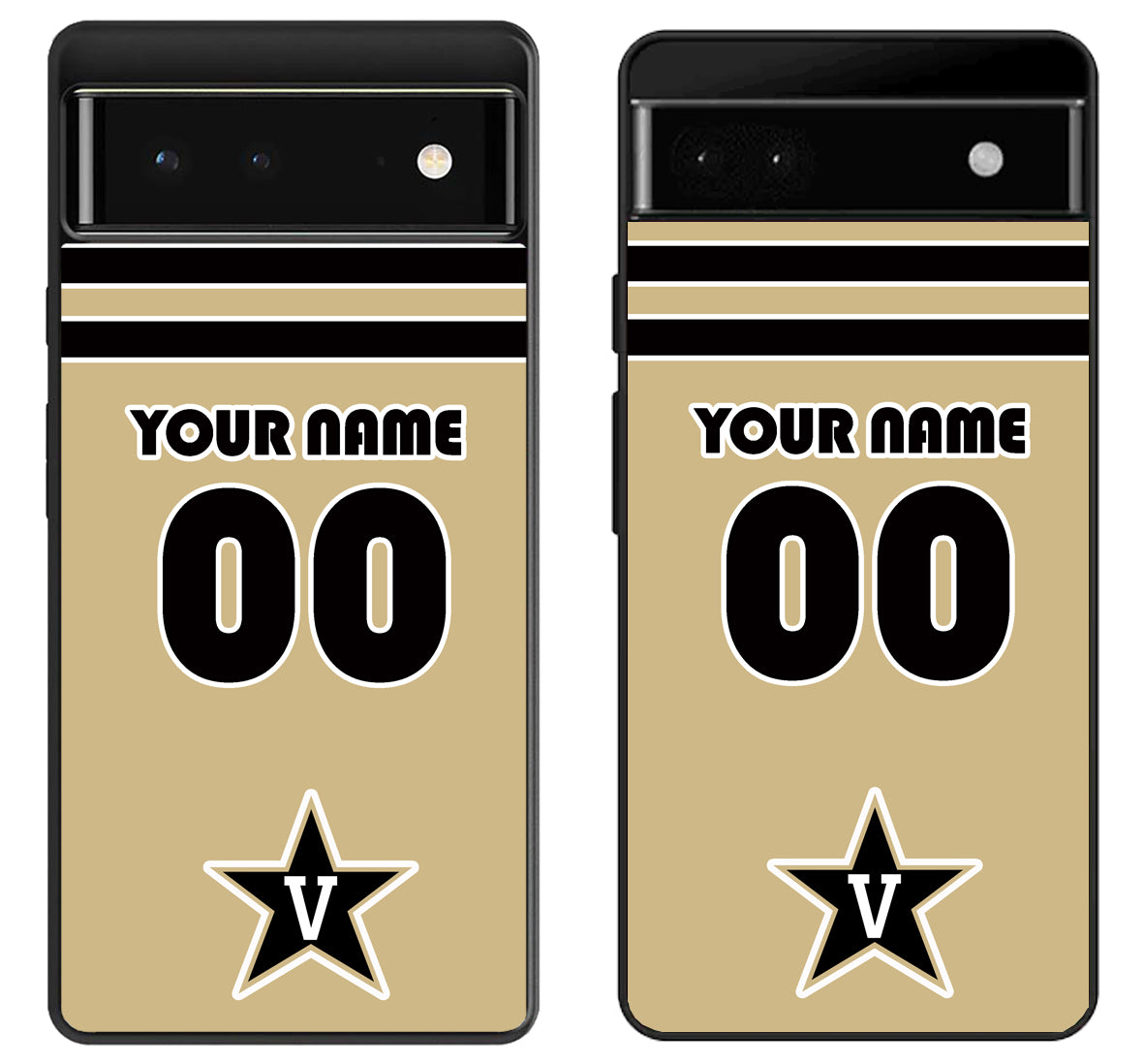 Custom Personalized Vanderbilt Commodores Google Pixel 6 | 6A | 6 Pro Case