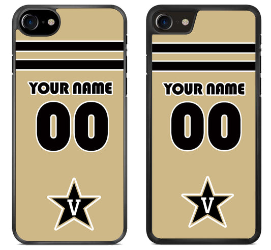 Custom Personalized Vanderbilt Commodores iPhone SE 2020 | iPhone SE 2022 Case