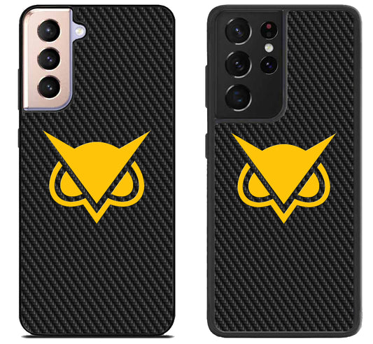 Vanoss Logo Golden Carbon Samsung Galaxy S21 | S21 FE | S21+ | S21 Ultra Case