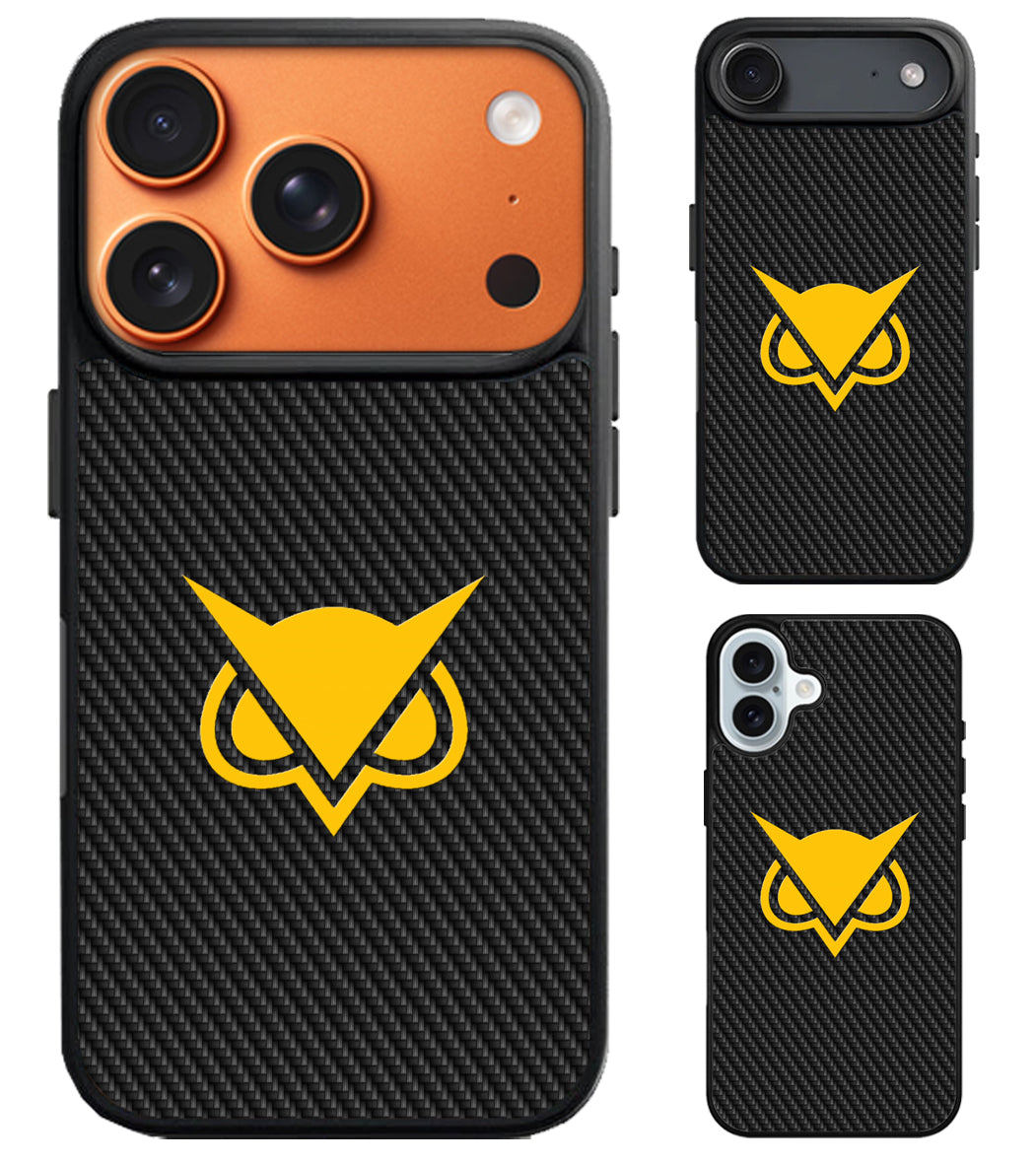 Vanoss Logo Golden Carbon iPhone Air | iPhone 17 | 17 Pro | 17 Pro Max Case