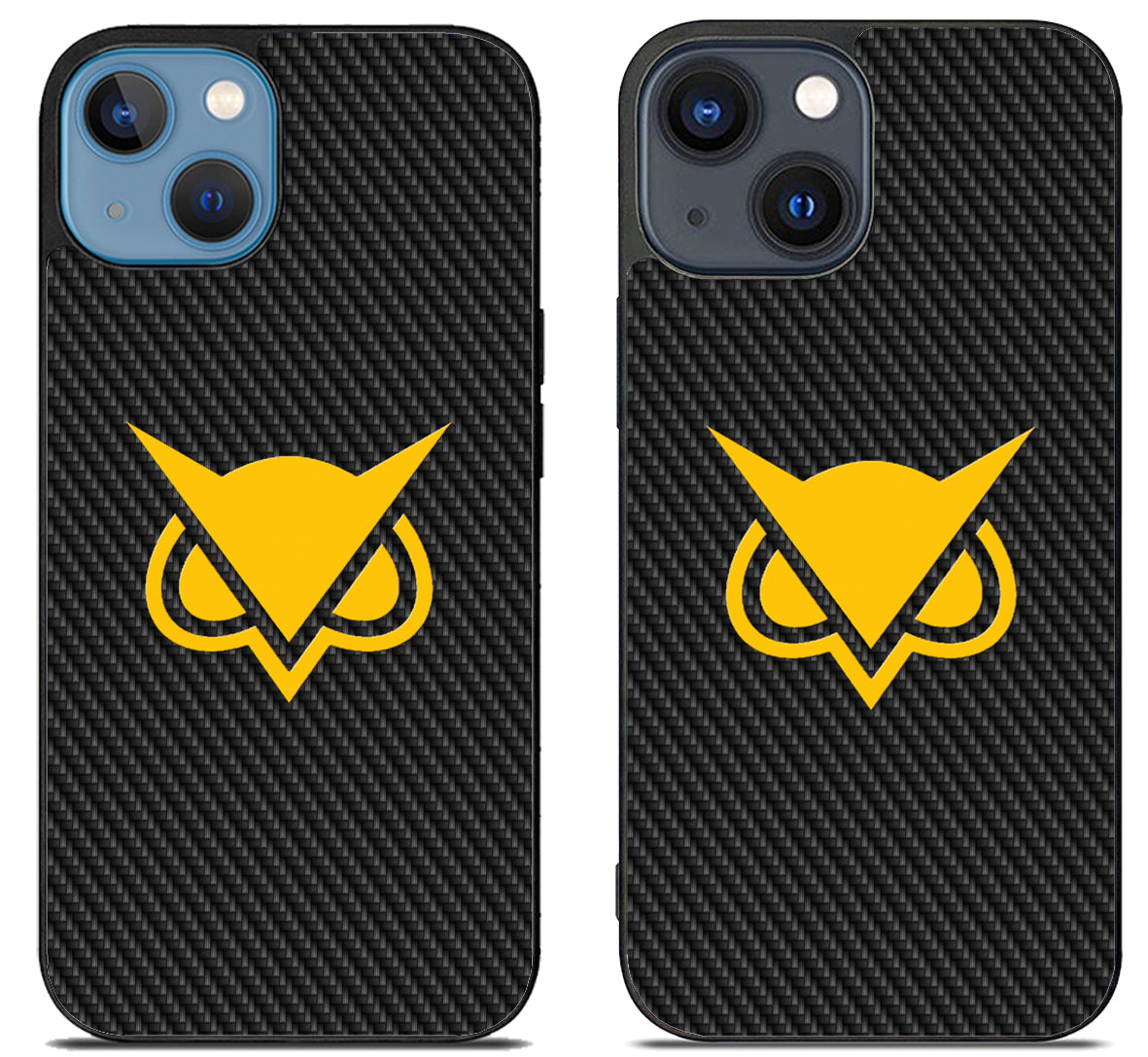 Vanoss Logo Golden Carbon iPhone 15 | iPhone 15 Plus Case