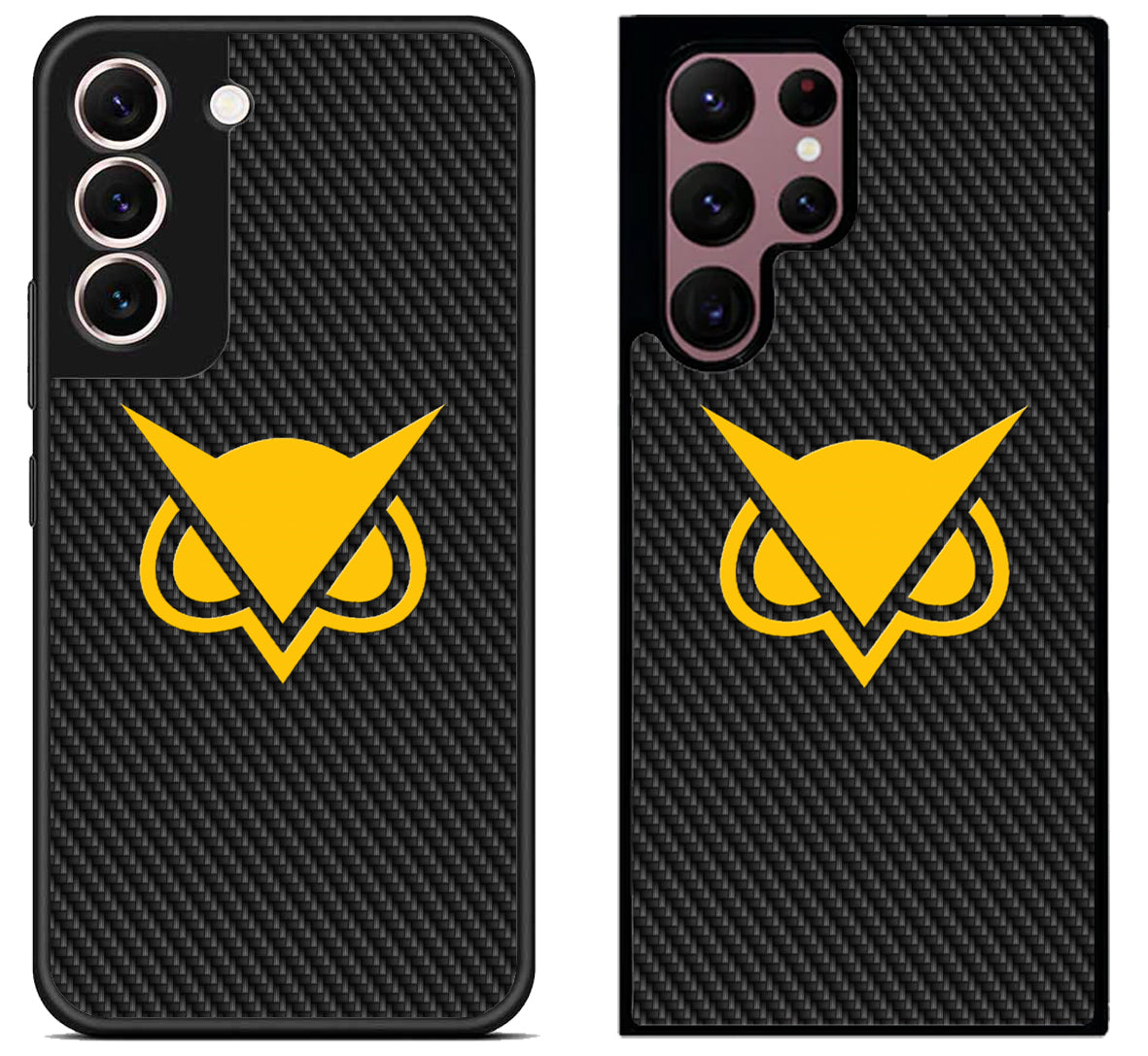 Vanoss Logo Golden Carbon Samsung Galaxy S22 | S22+ | S22 Ultra Case