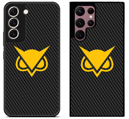 Vanoss Logo Golden Carbon Samsung Galaxy S22 | S22+ | S22 Ultra Case