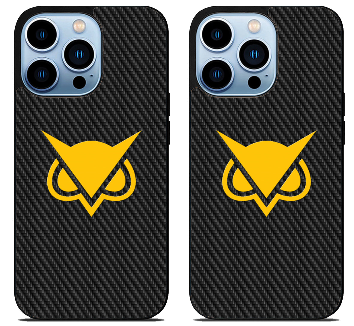 Vanoss Logo Golden Carbon iPhone 15 Pro | iPhone 15 Pro Max Case