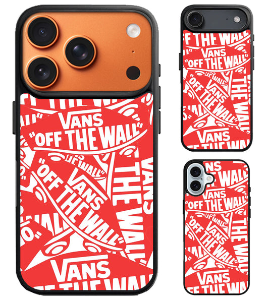 Vans Red iPhone Air | iPhone 17 | 17 Pro | 17 Pro Max Case