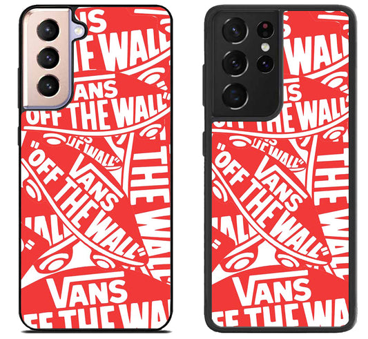 Vans Red Samsung Galaxy S21 | S21 FE | S21+ | S21 Ultra Case