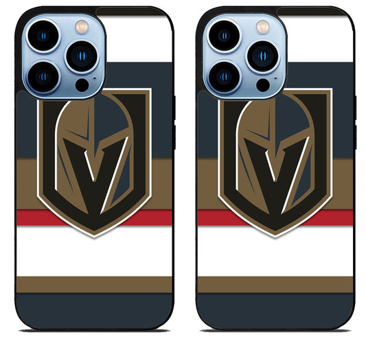 Vegas Golden Knights Stripe iPhone 15 Pro | iPhone 15 Pro Max Case